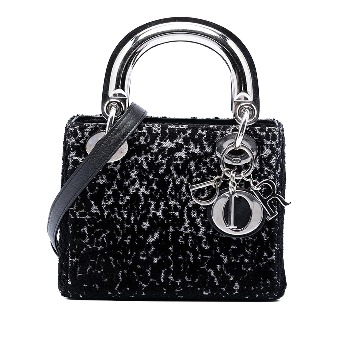 Dior Mini Fabric Lame Lady Dior