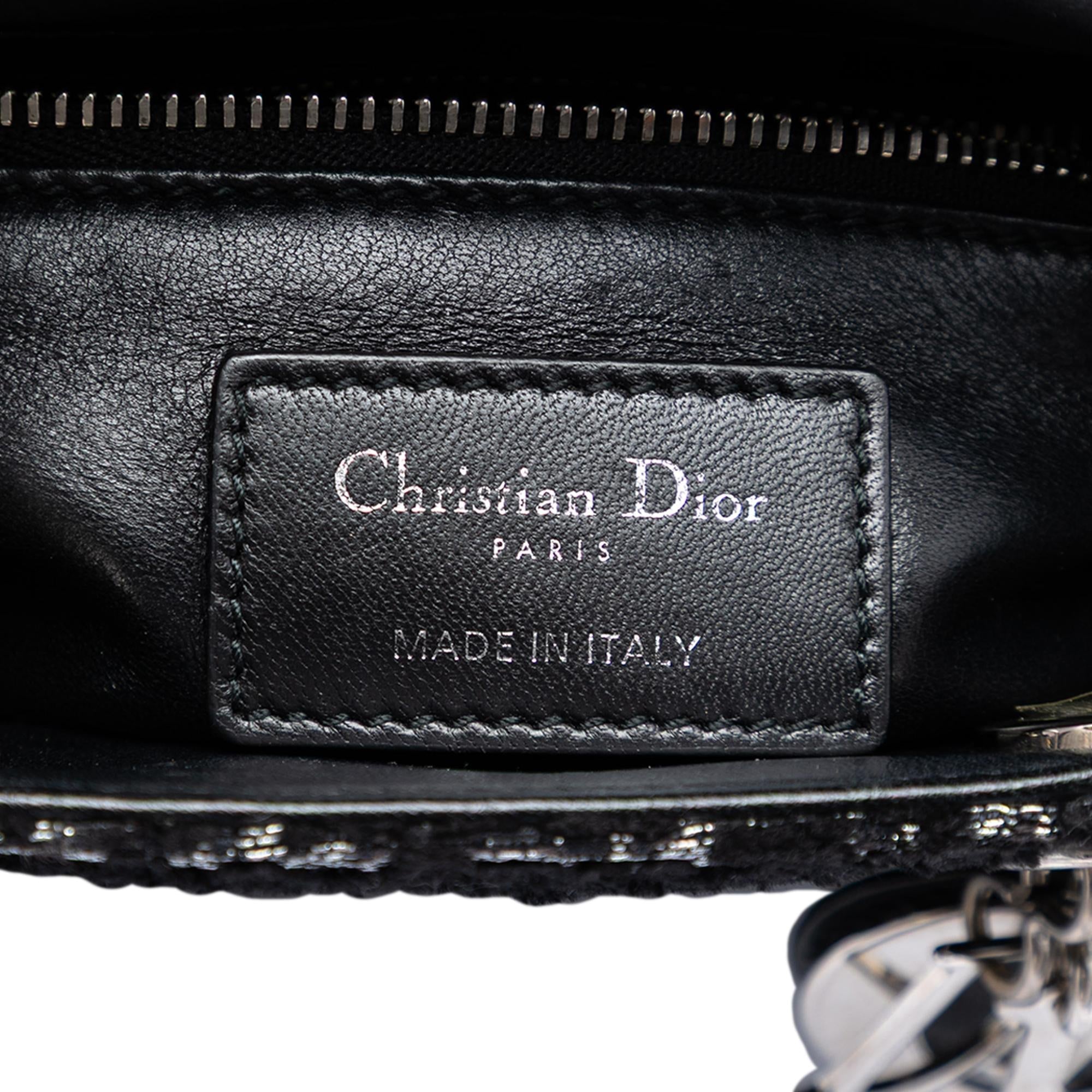 Dior Mini Fabric Lame Lady Dior