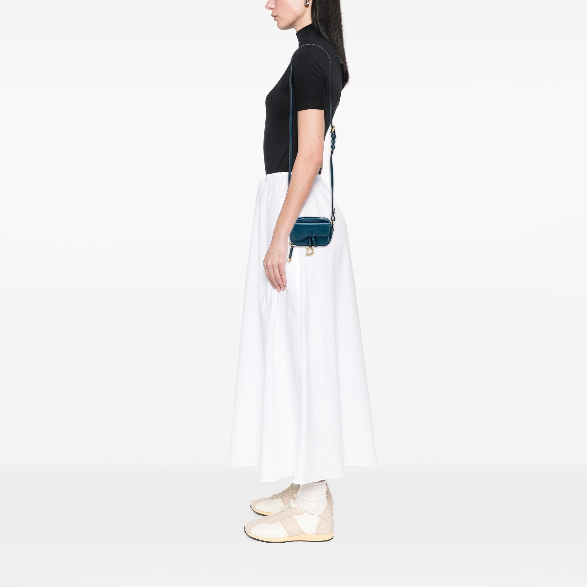Dior Mini Goatskin Saddle Pouch
