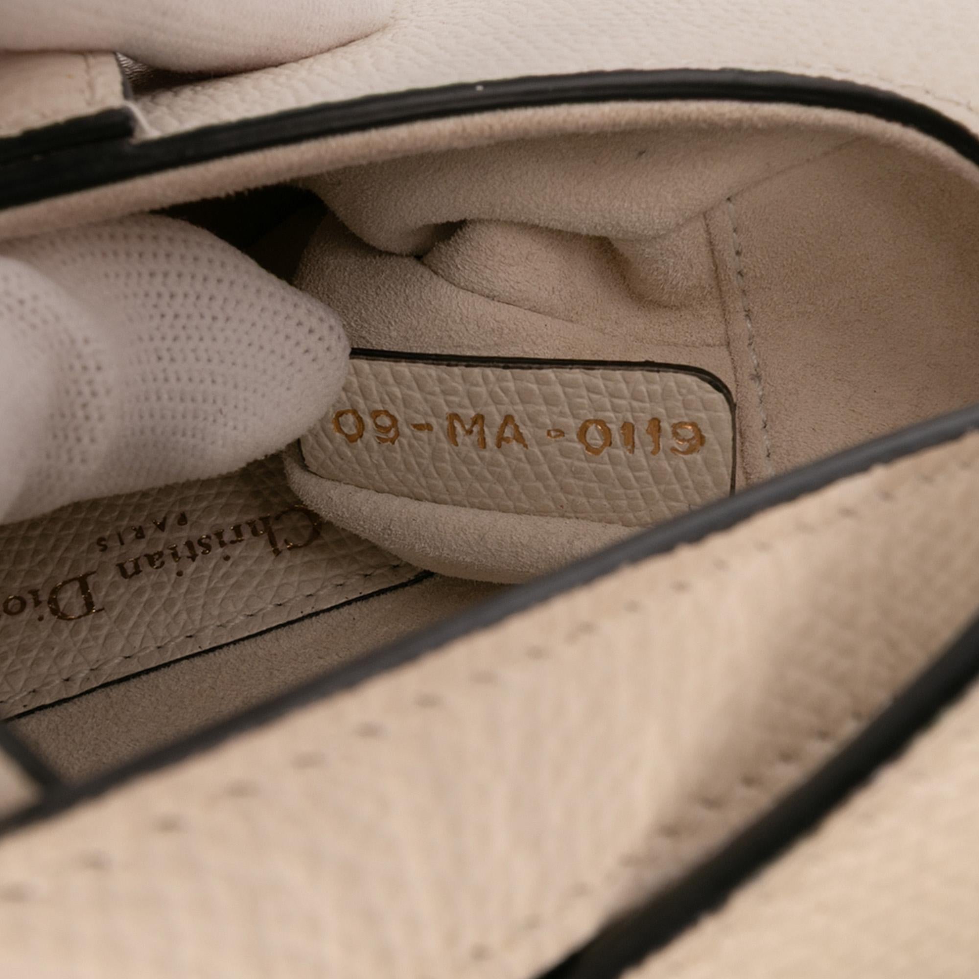 Dior Mini Grained Calfskin Saddle Bag