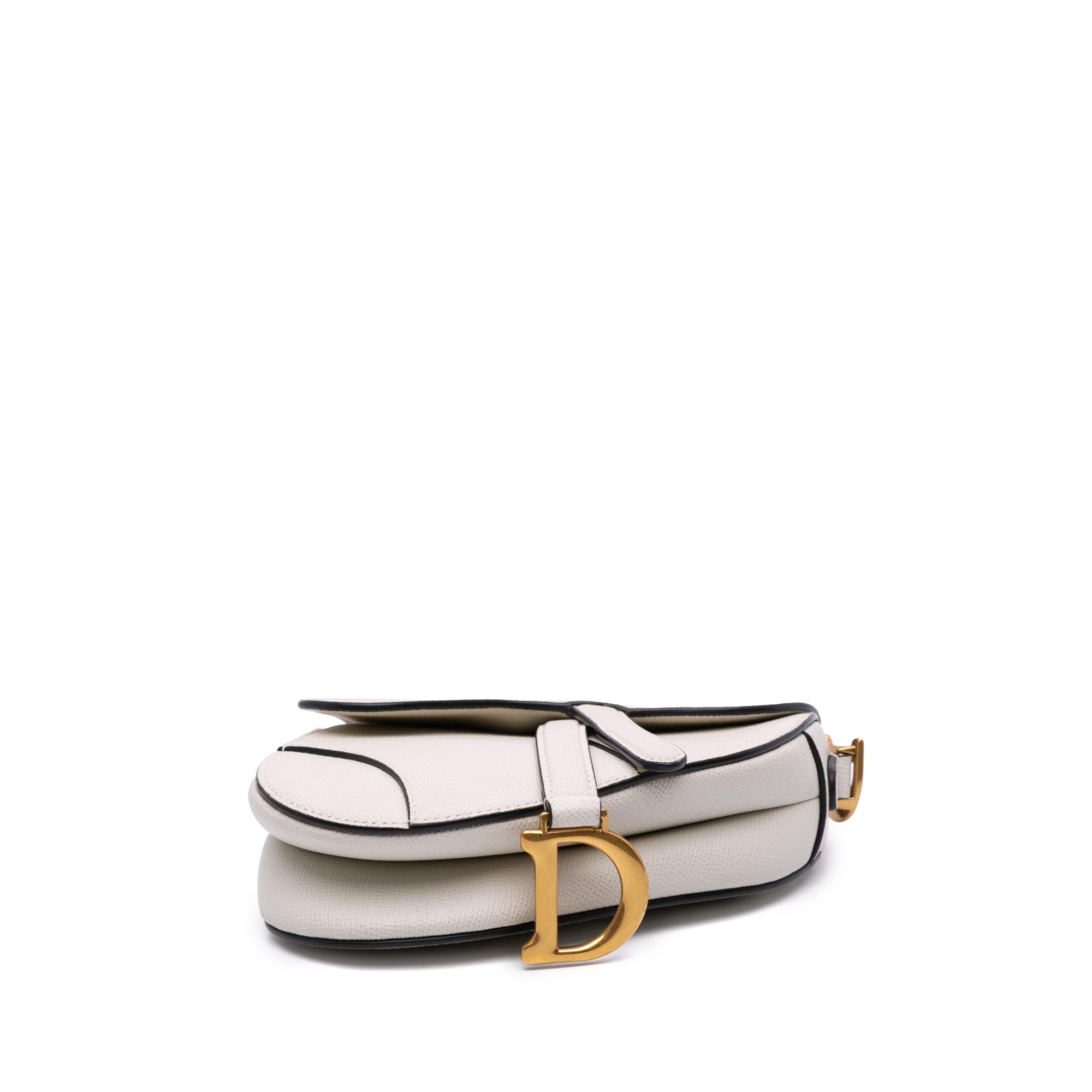 Dior Mini Grained Calfskin Saddle Bag