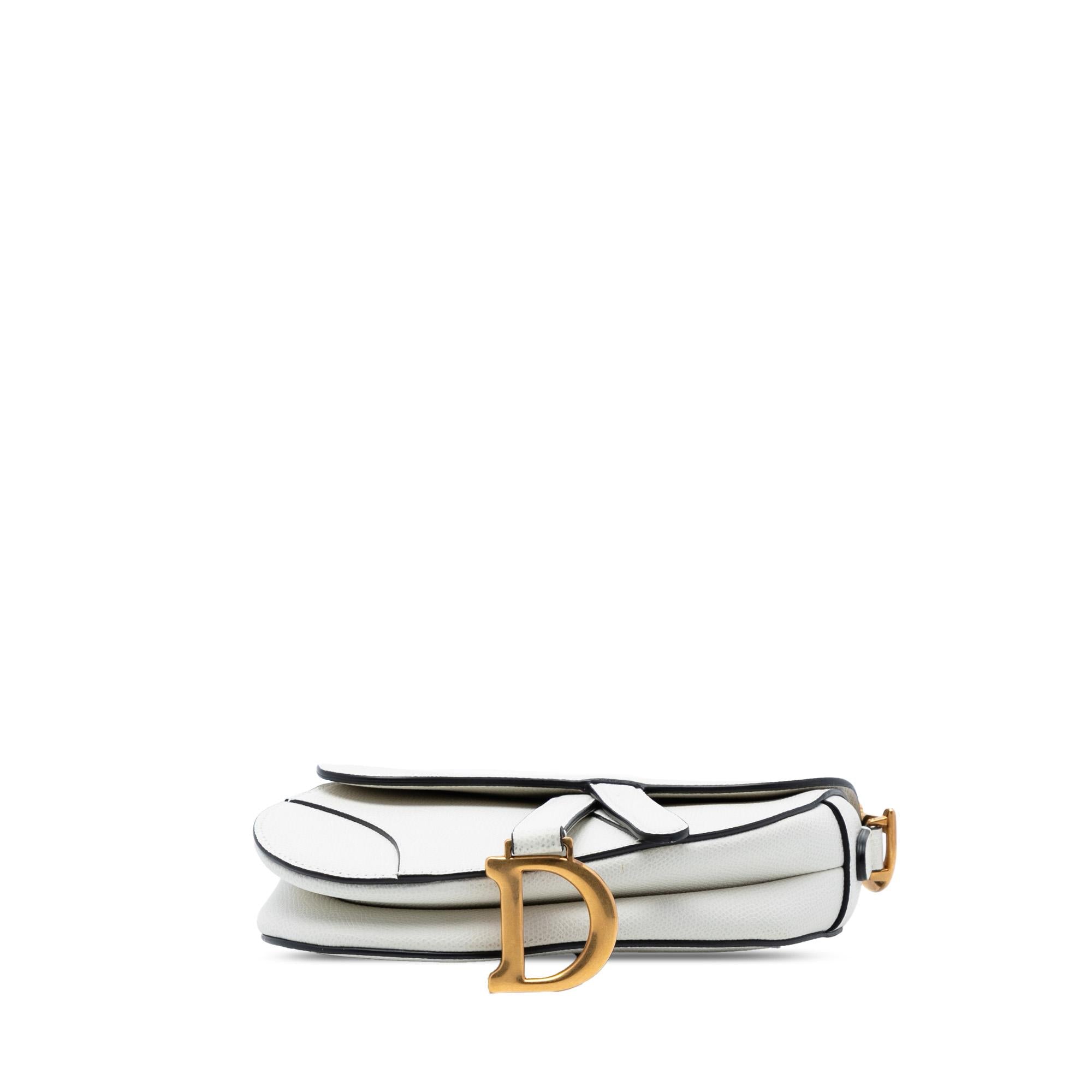 Dior Mini Grained Calfskin Saddle Bag