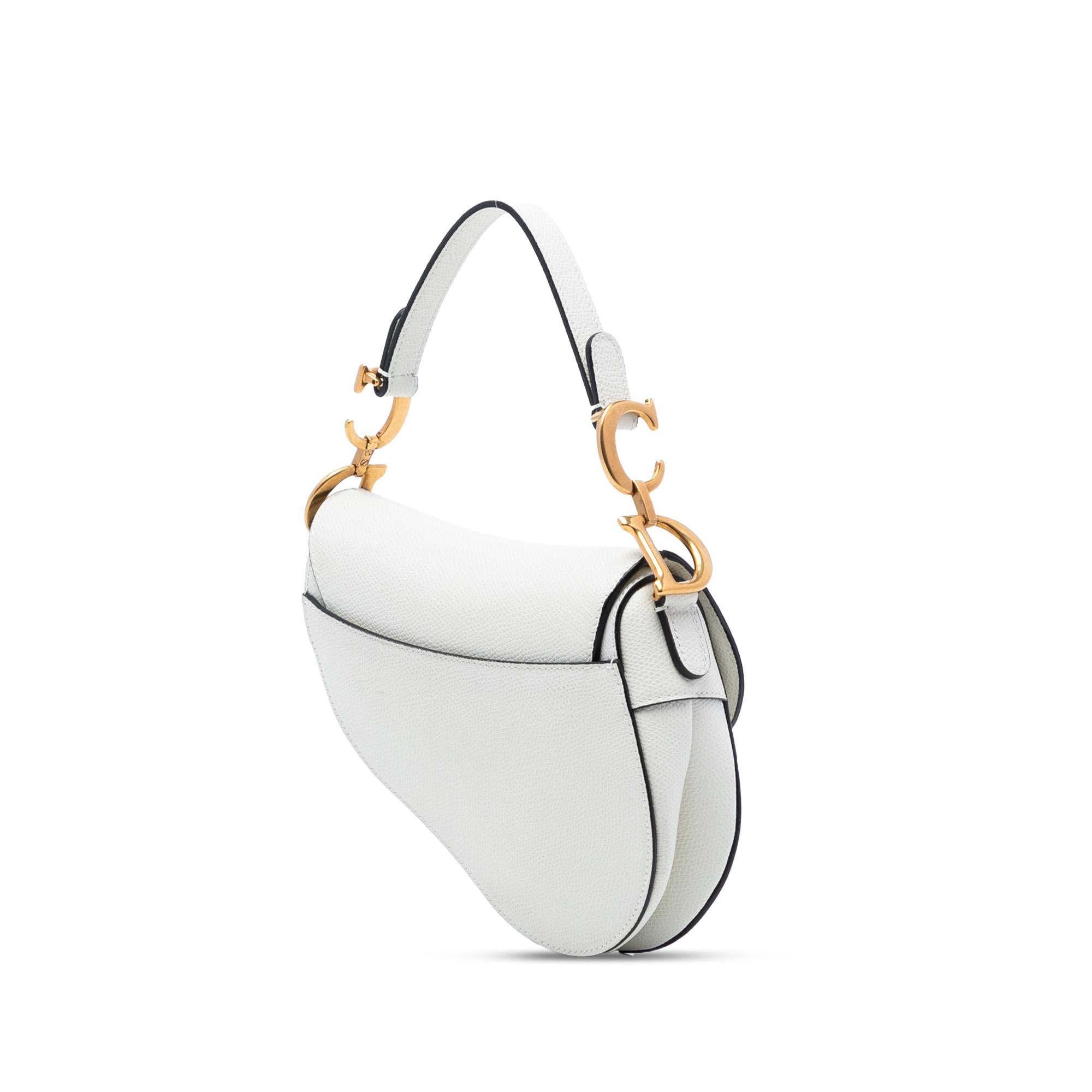 Dior Mini Grained Calfskin Saddle Bag