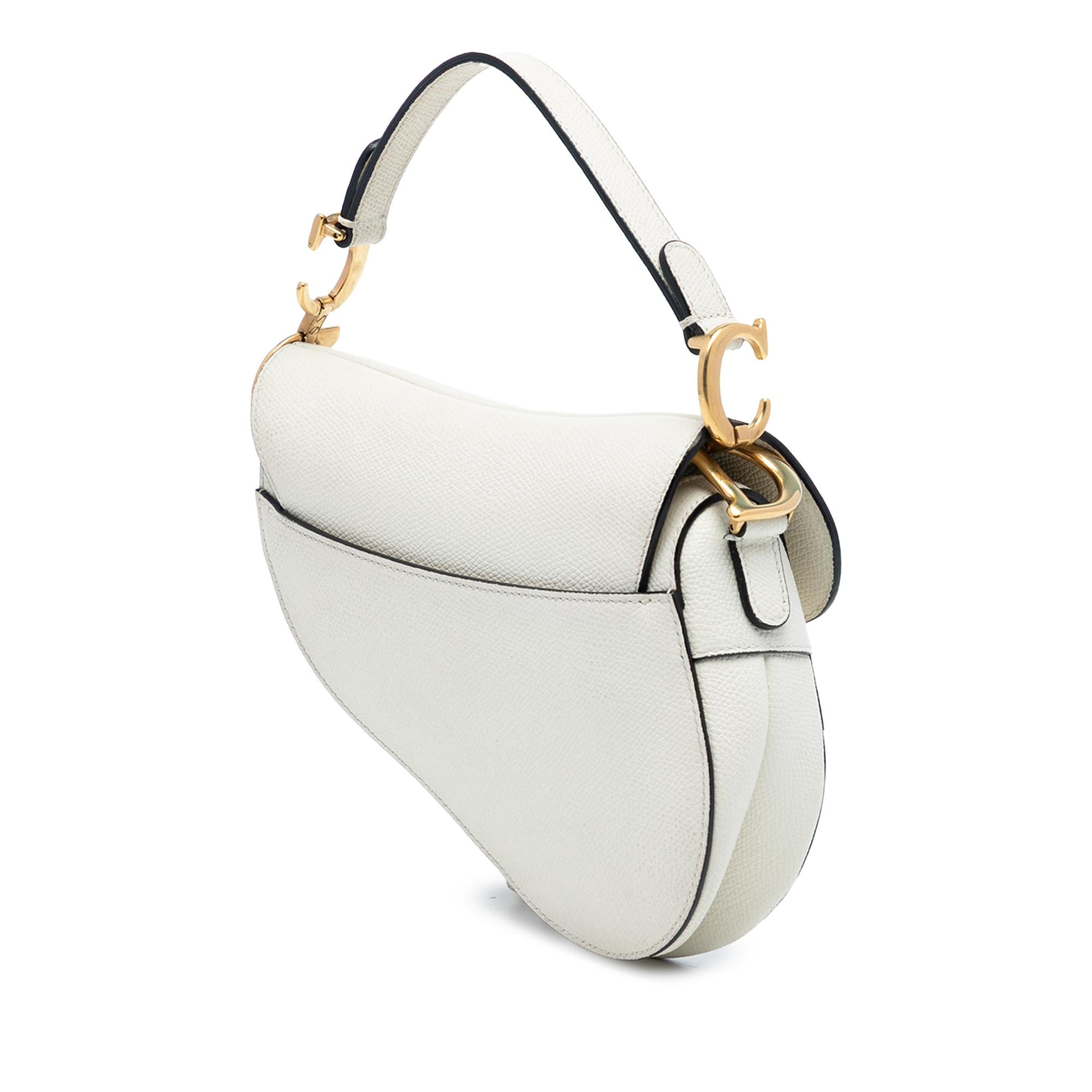 Dior Mini Grained Calfskin Saddle Bag