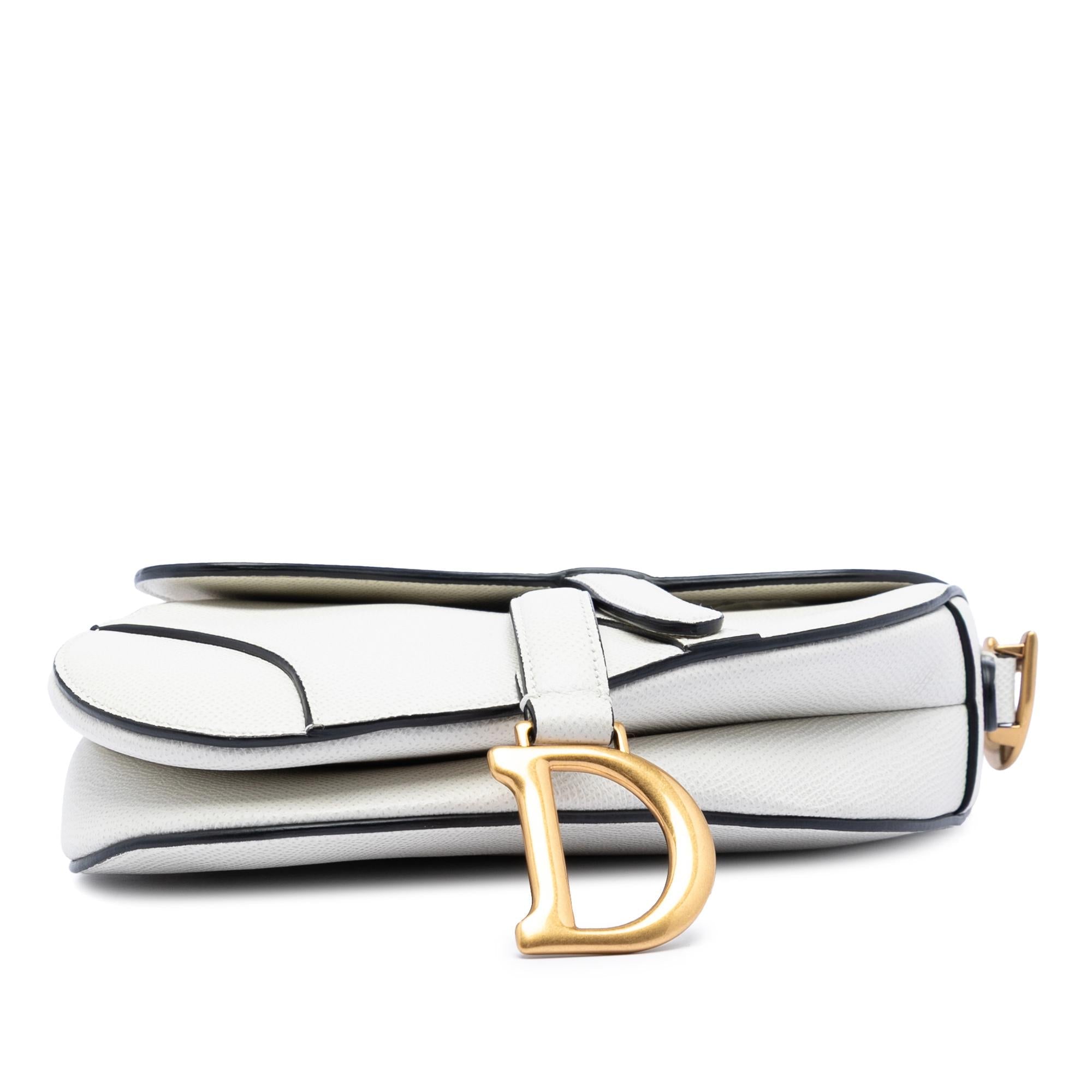 Dior Mini Grained Calfskin Saddle Bag