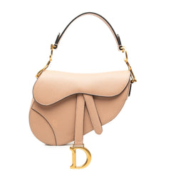 Dior Mini Grained Calfskin Saddle Bag