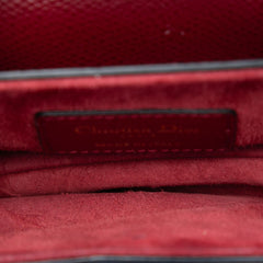 Dior Mini Grained Calfskin Saddle Bag
