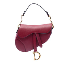Dior Mini Grained Calfskin Saddle Bag