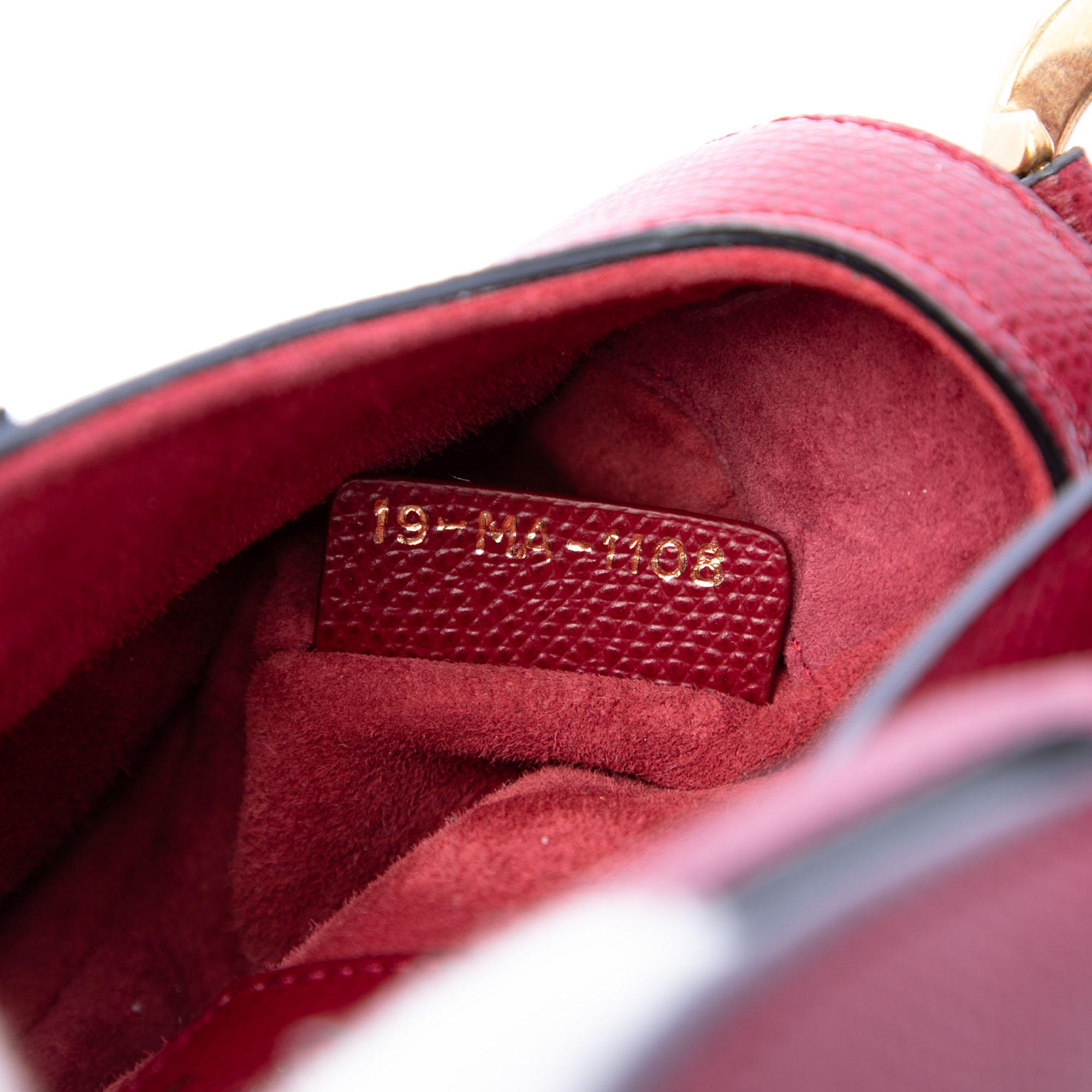 Dior Mini Grained Calfskin Saddle Bag