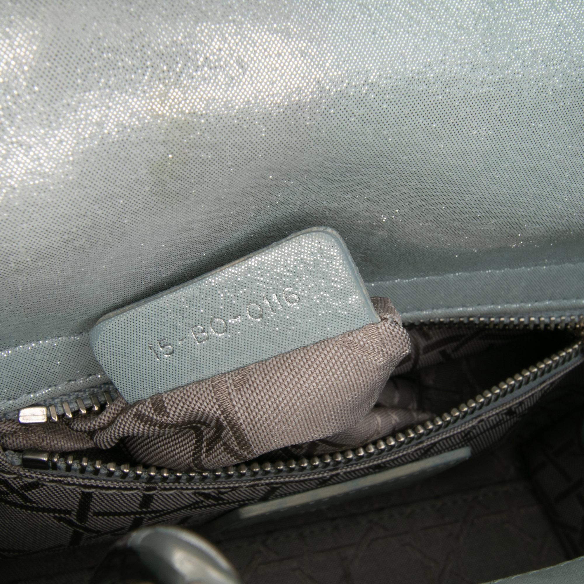 Dior Mini Iridescent Lambskin Cannage Lady Dior