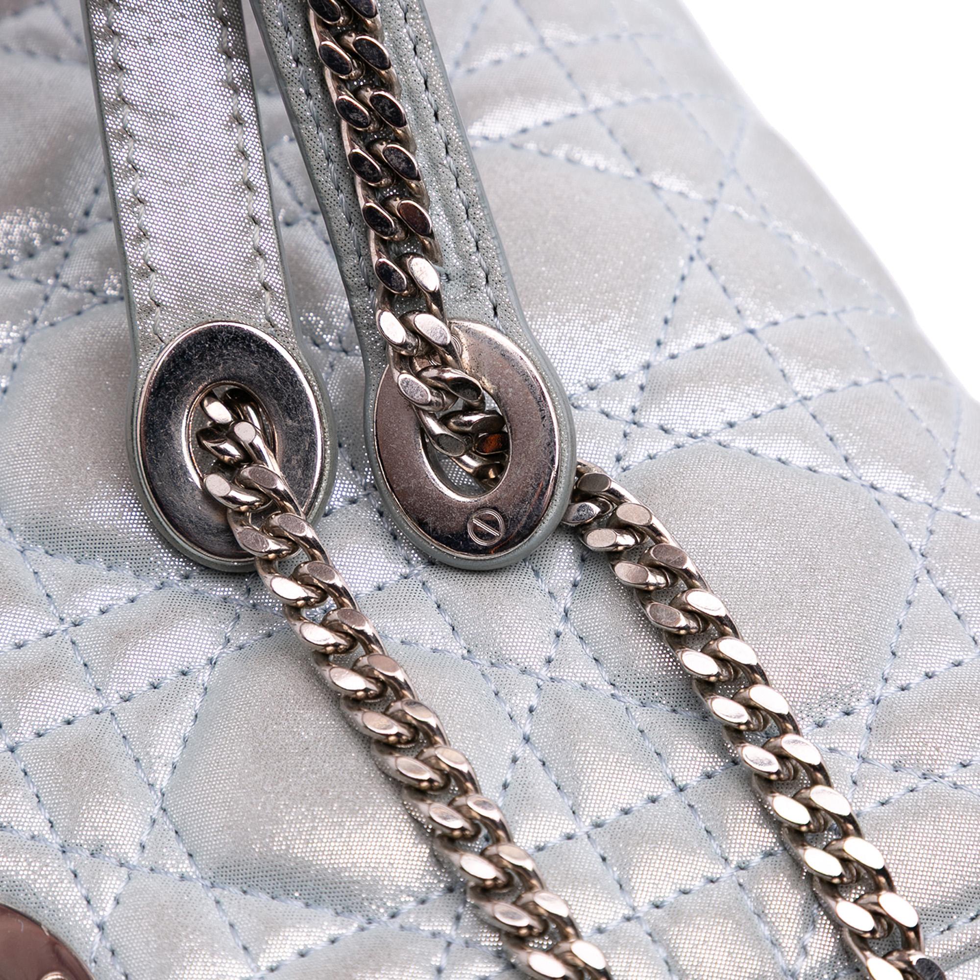Dior Mini Iridescent Lambskin Cannage Lady Dior