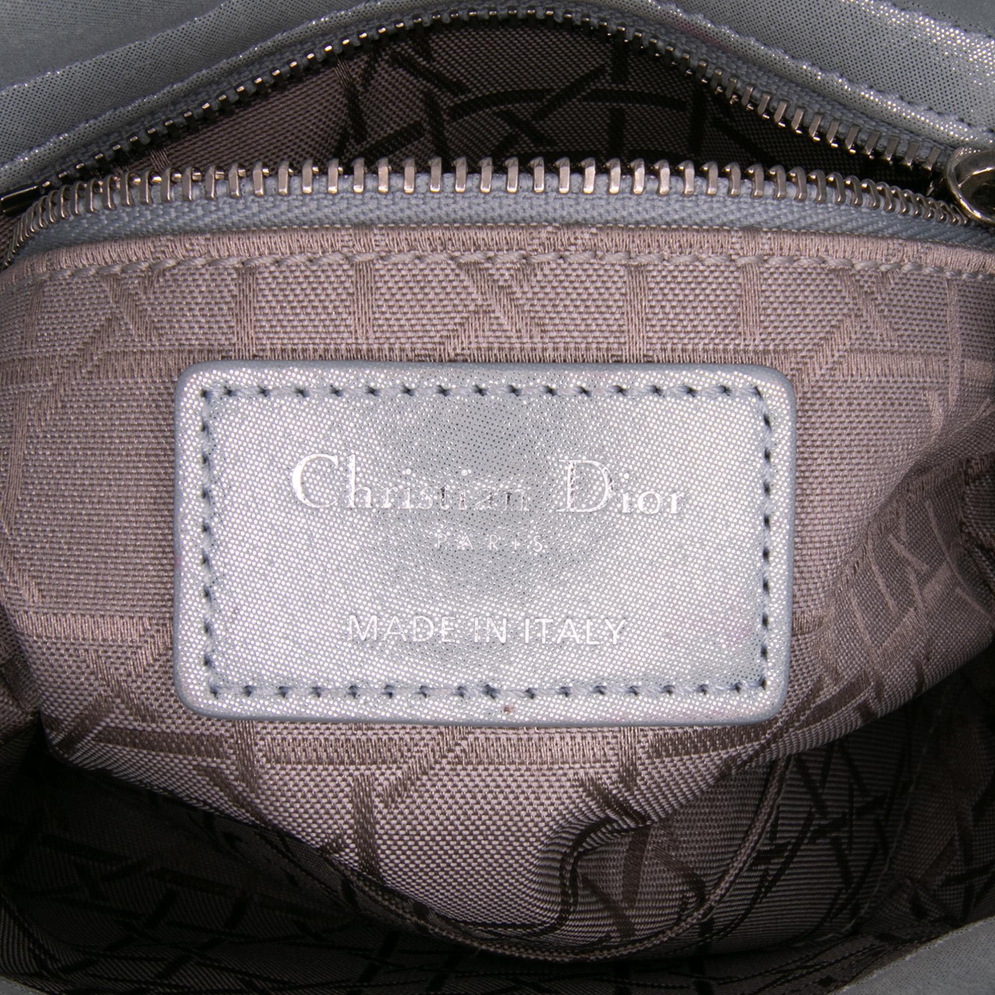 Dior Mini Iridescent Lambskin Cannage Lady Dior