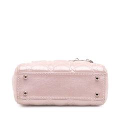 Dior Mini Iridescent Lambskin Cannage Lady Dior