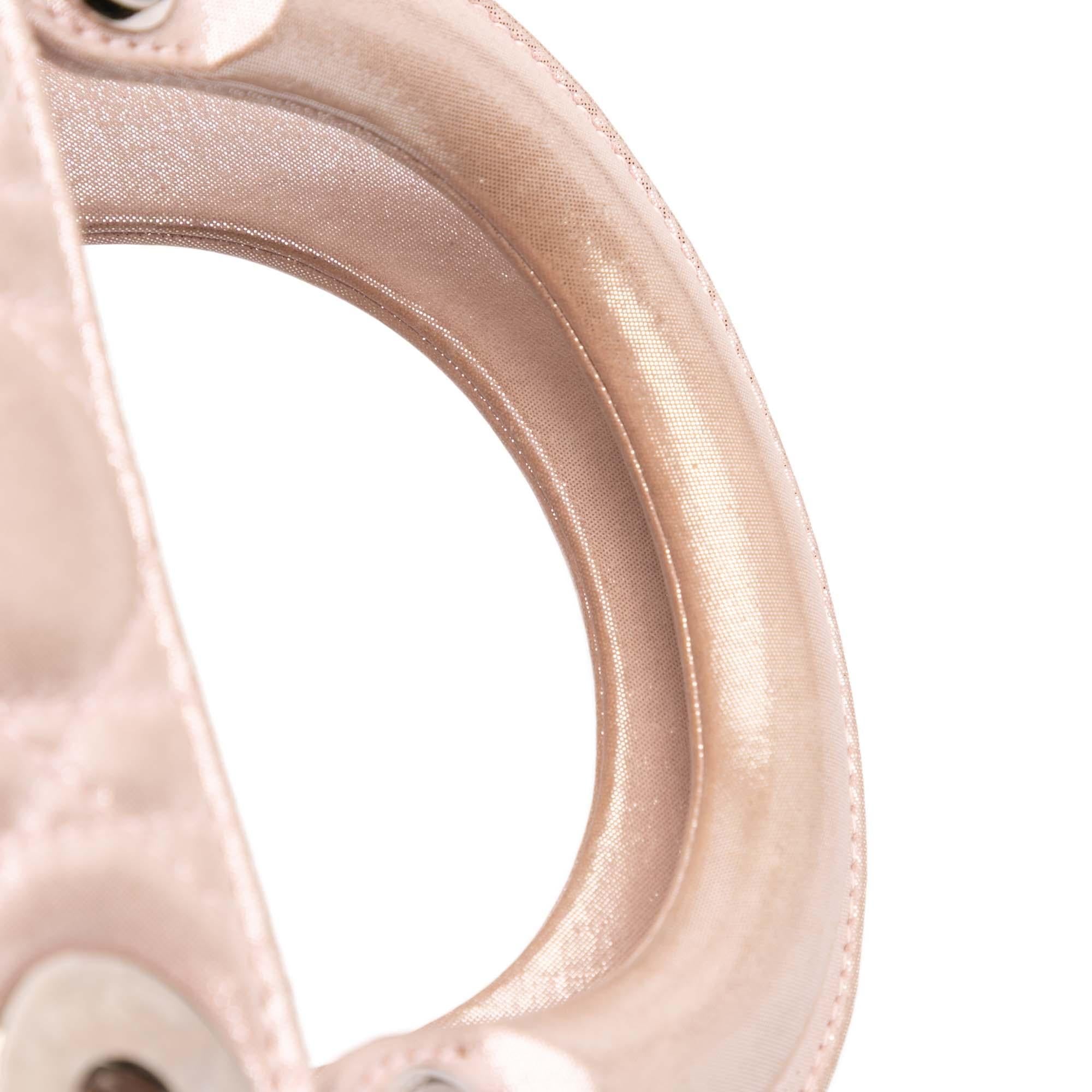 Dior Mini Iridescent Lambskin Cannage Lady Dior
