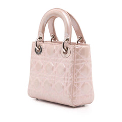 Dior Mini Iridescent Lambskin Cannage Lady Dior