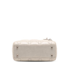 Dior Mini Iridescent Lambskin Cannage Lady Dior