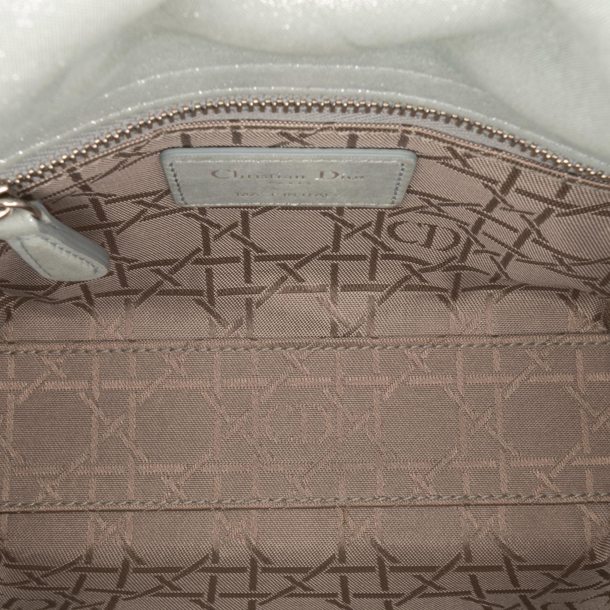 Dior Mini Iridescent Lambskin Cannage Lady Dior
