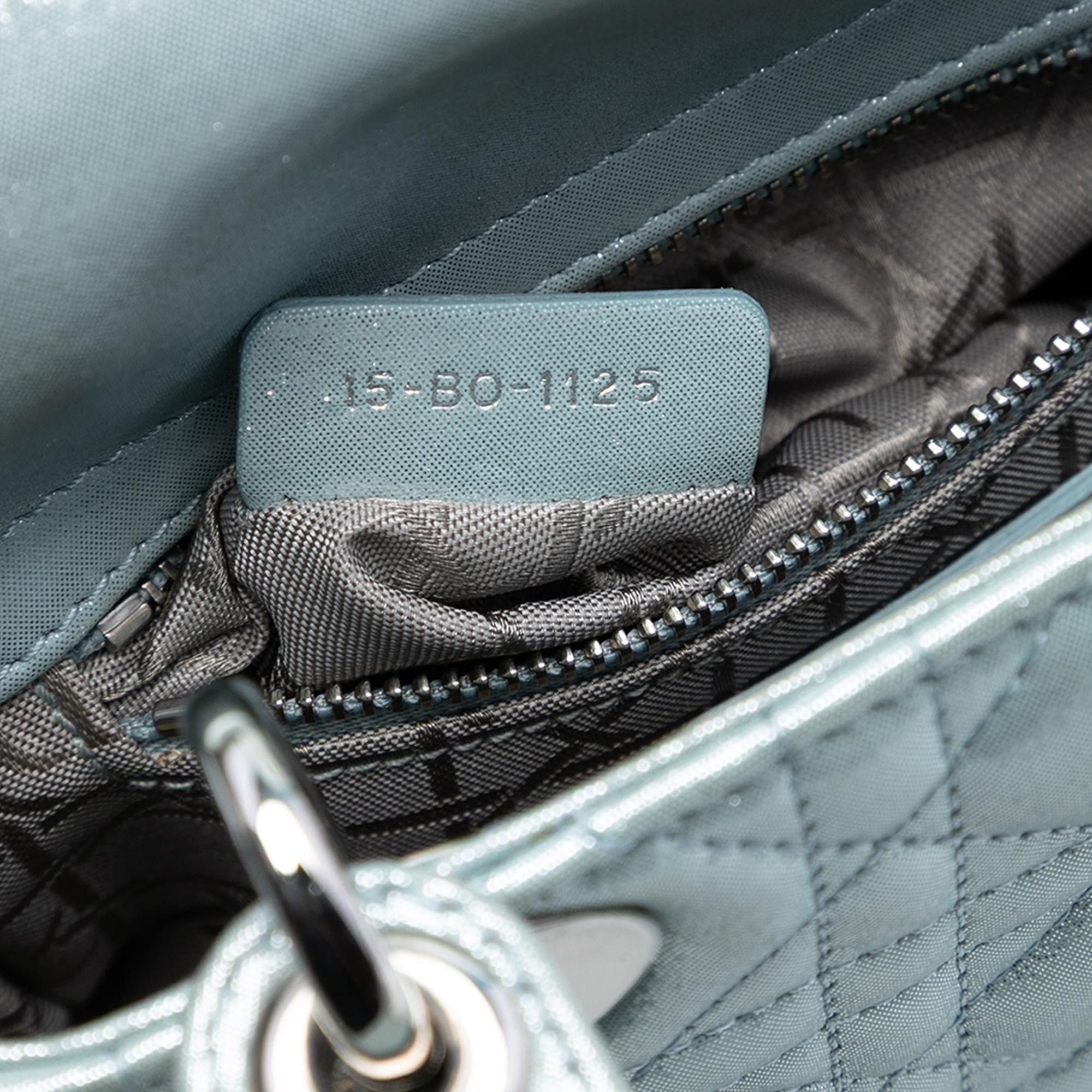 Dior Mini Iridescent Lambskin Cannage Lady Dior