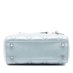 Dior Mini Iridescent Lambskin Cannage Lady Dior