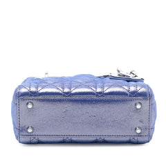 Dior Mini Iridescent Lambskin Cannage Lady Dior