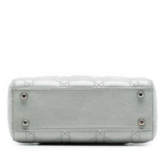 Dior Mini Iridescent Lambskin Cannage Lady Dior