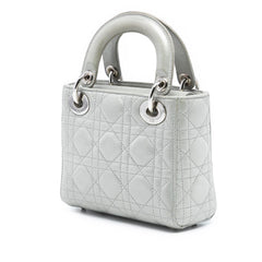 Dior Mini Iridescent Lambskin Cannage Lady Dior