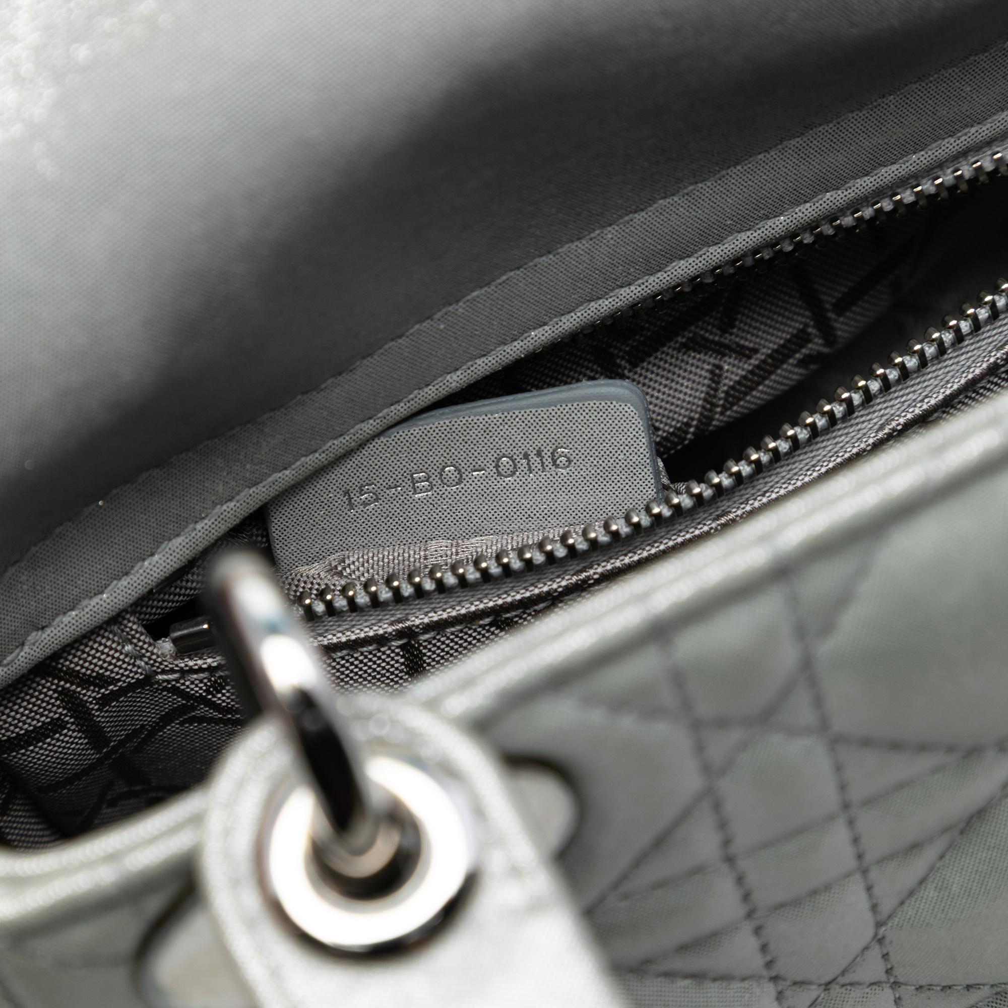 Dior Mini Iridescent Lambskin Cannage Lady Dior