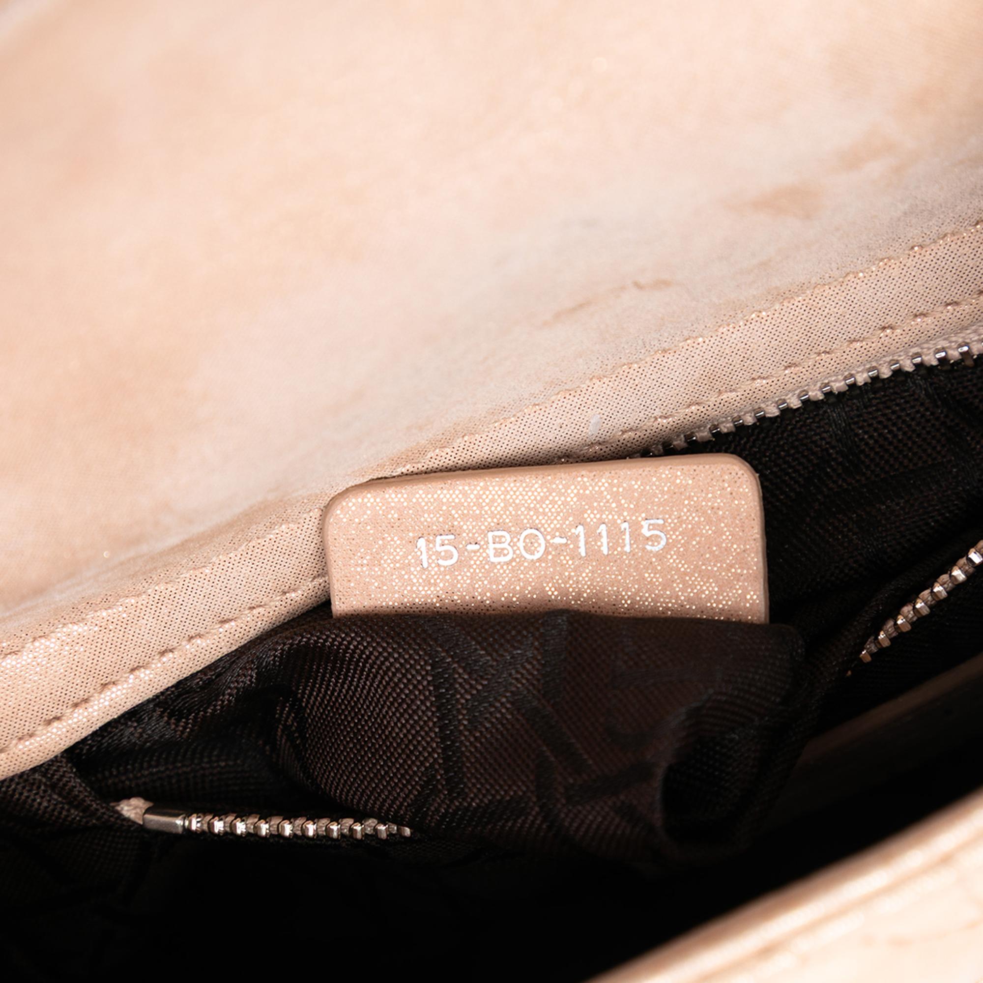 Dior Mini Iridescent Lambskin Cannage Lady Dior
