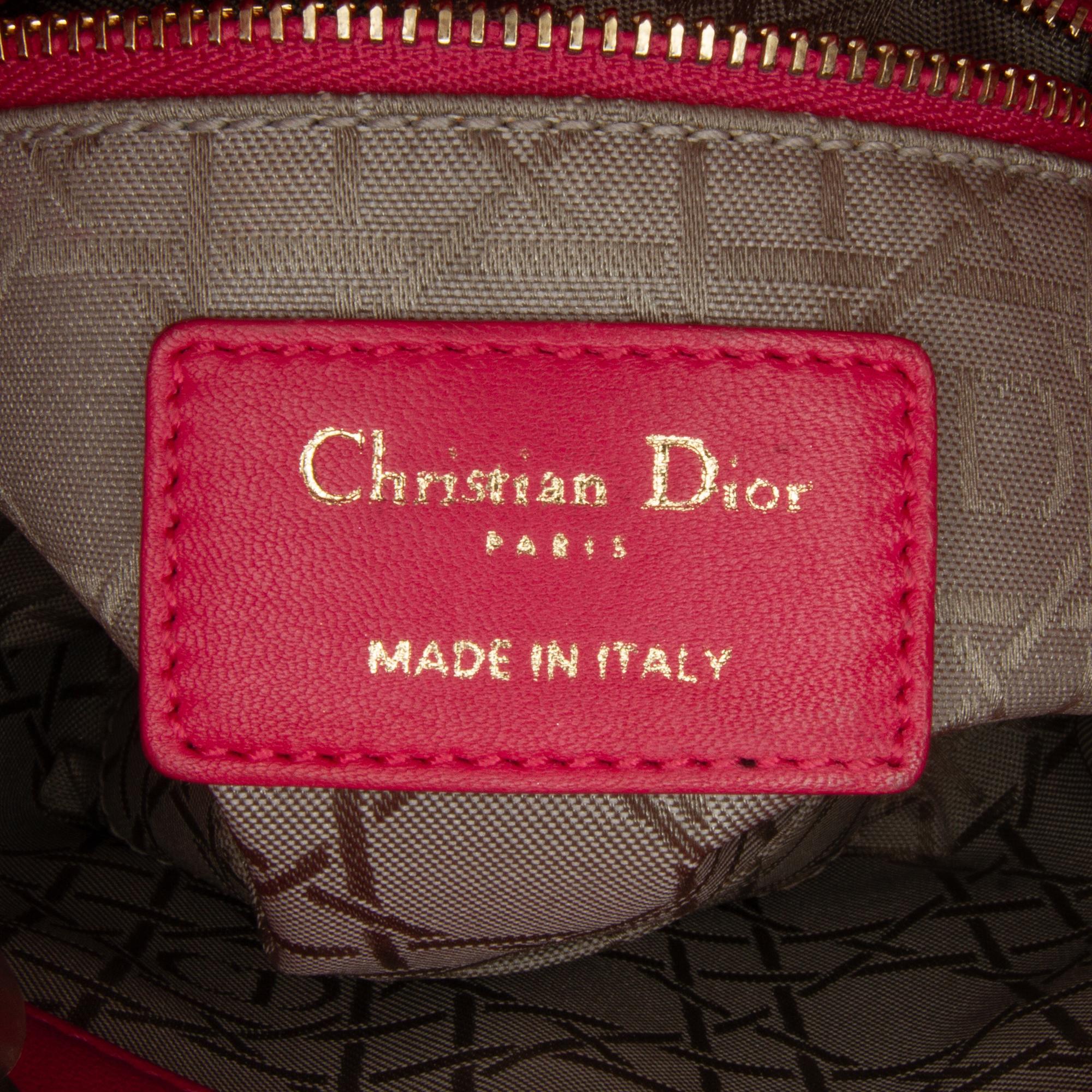 Dior Mini Lambskin Cannage Lady Dior