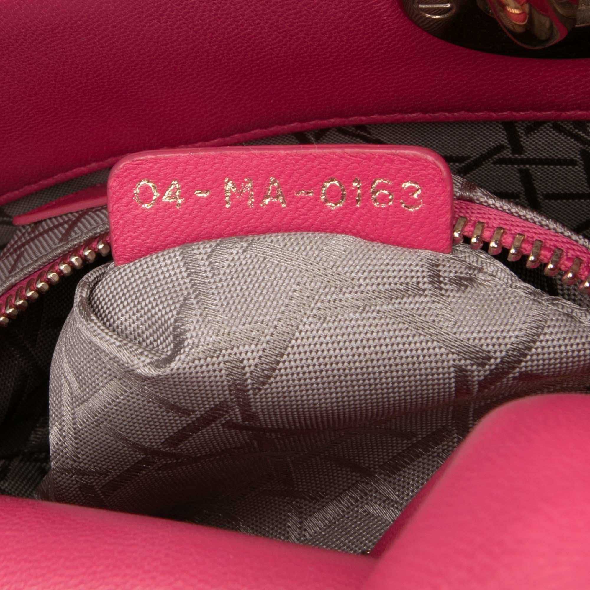 Dior Mini Lambskin Cannage Lady Dior