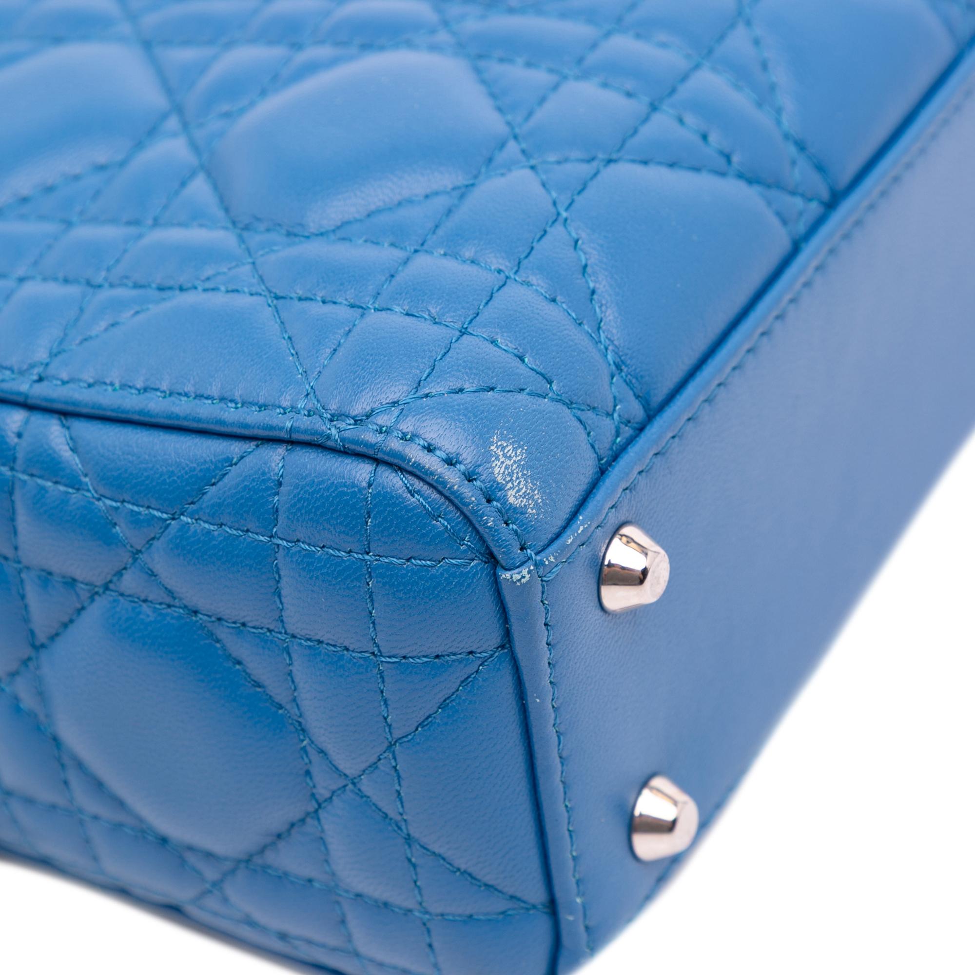 Dior Mini Lambskin Cannage Lady Dior