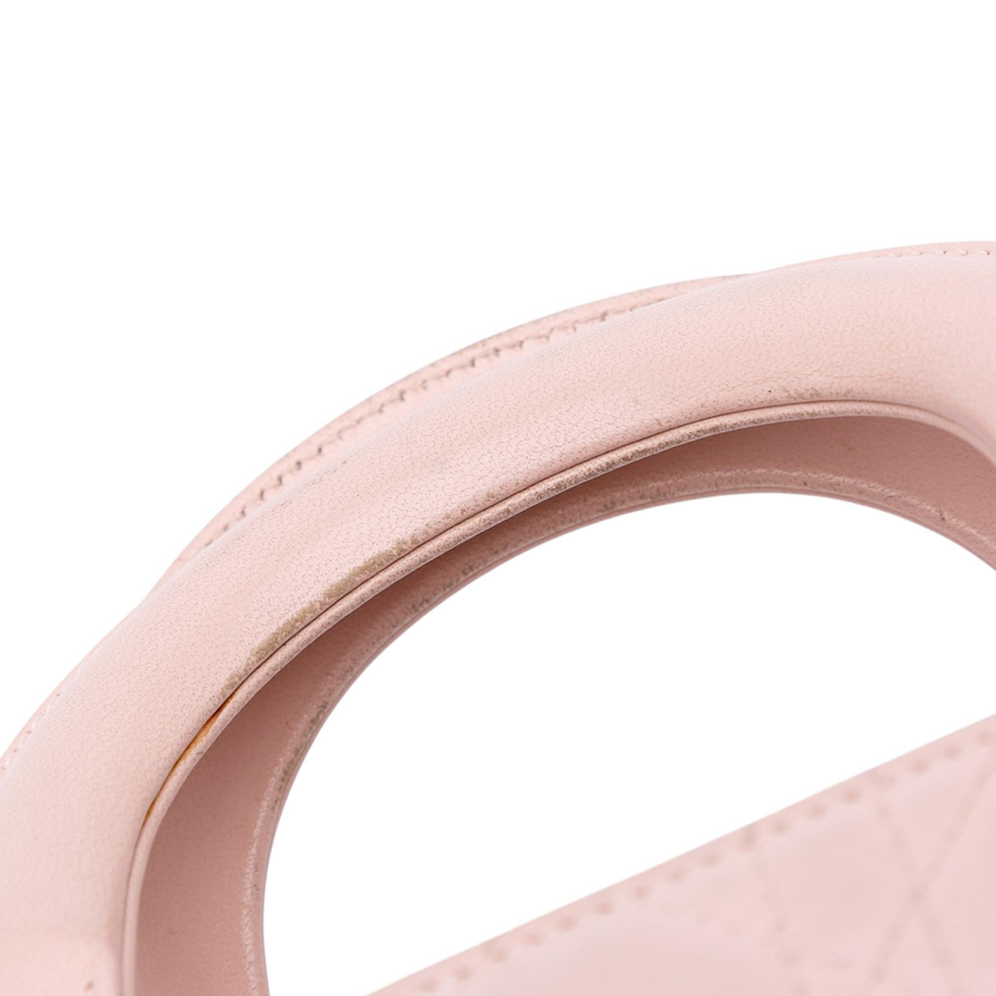 Dior Mini Lambskin Cannage Lady Dior