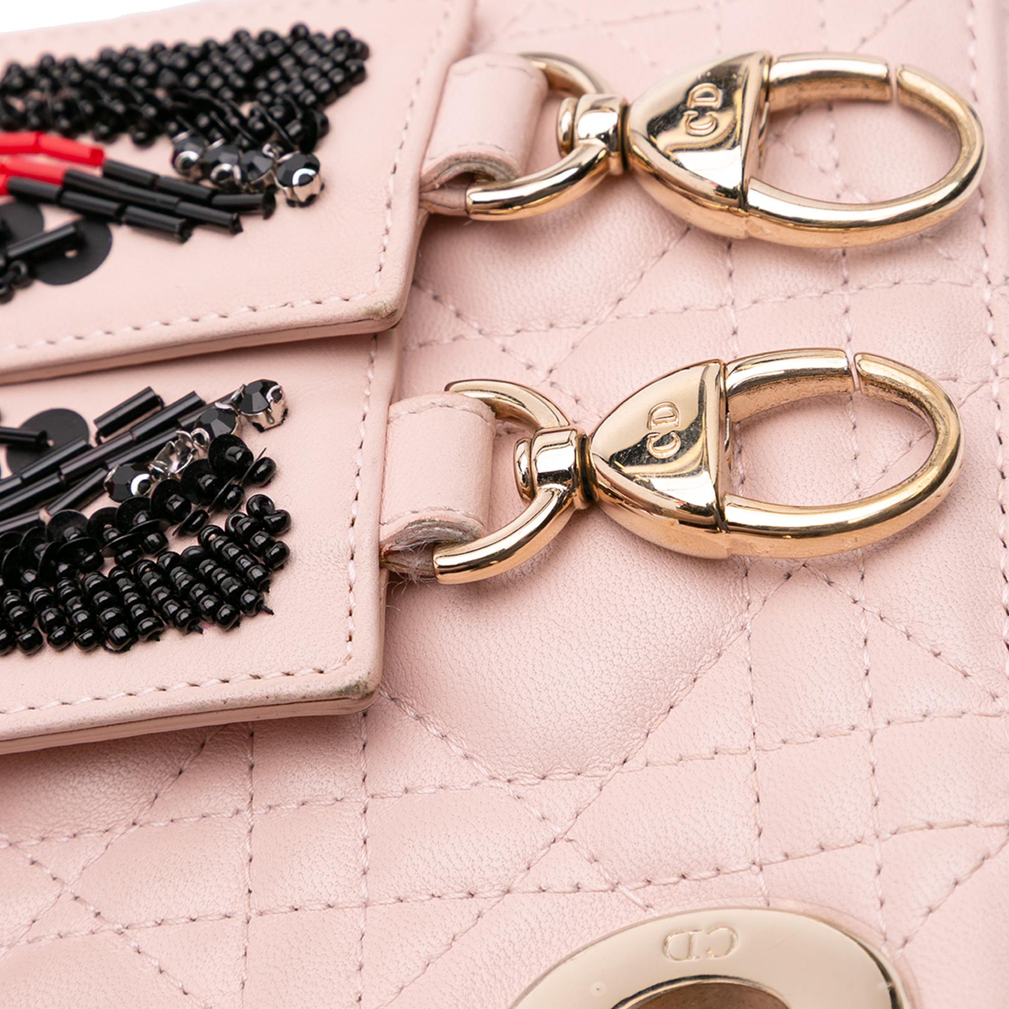 Dior Mini Lambskin Cannage Lady Dior