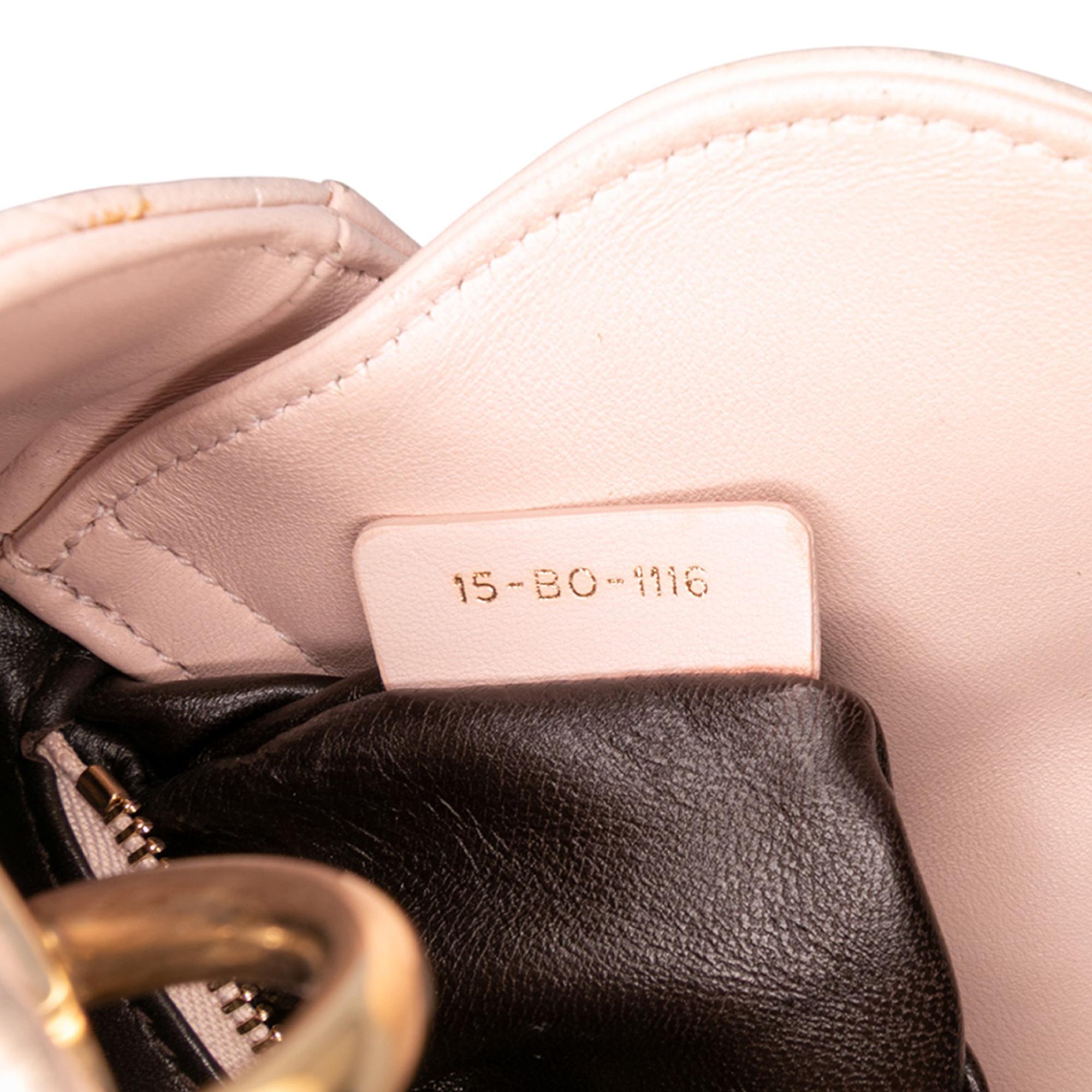 Dior Mini Lambskin Cannage Lady Dior