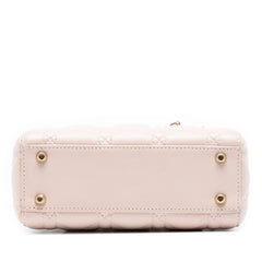 Dior Mini Lambskin Cannage Lady Dior
