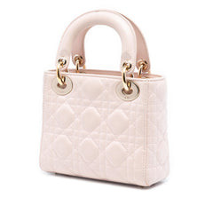 Dior Mini Lambskin Cannage Lady Dior