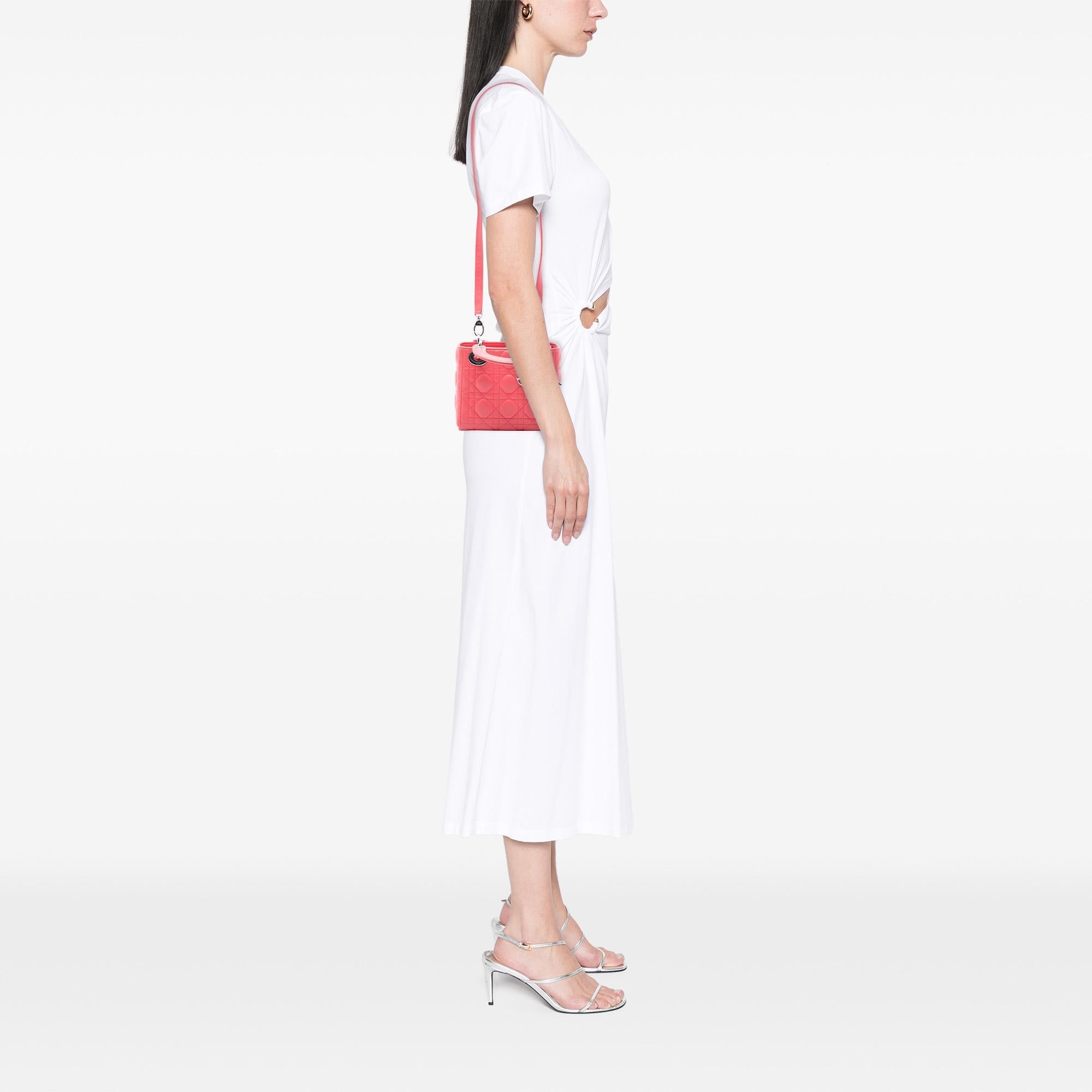 Dior Mini Lambskin Cannage Lady Dior