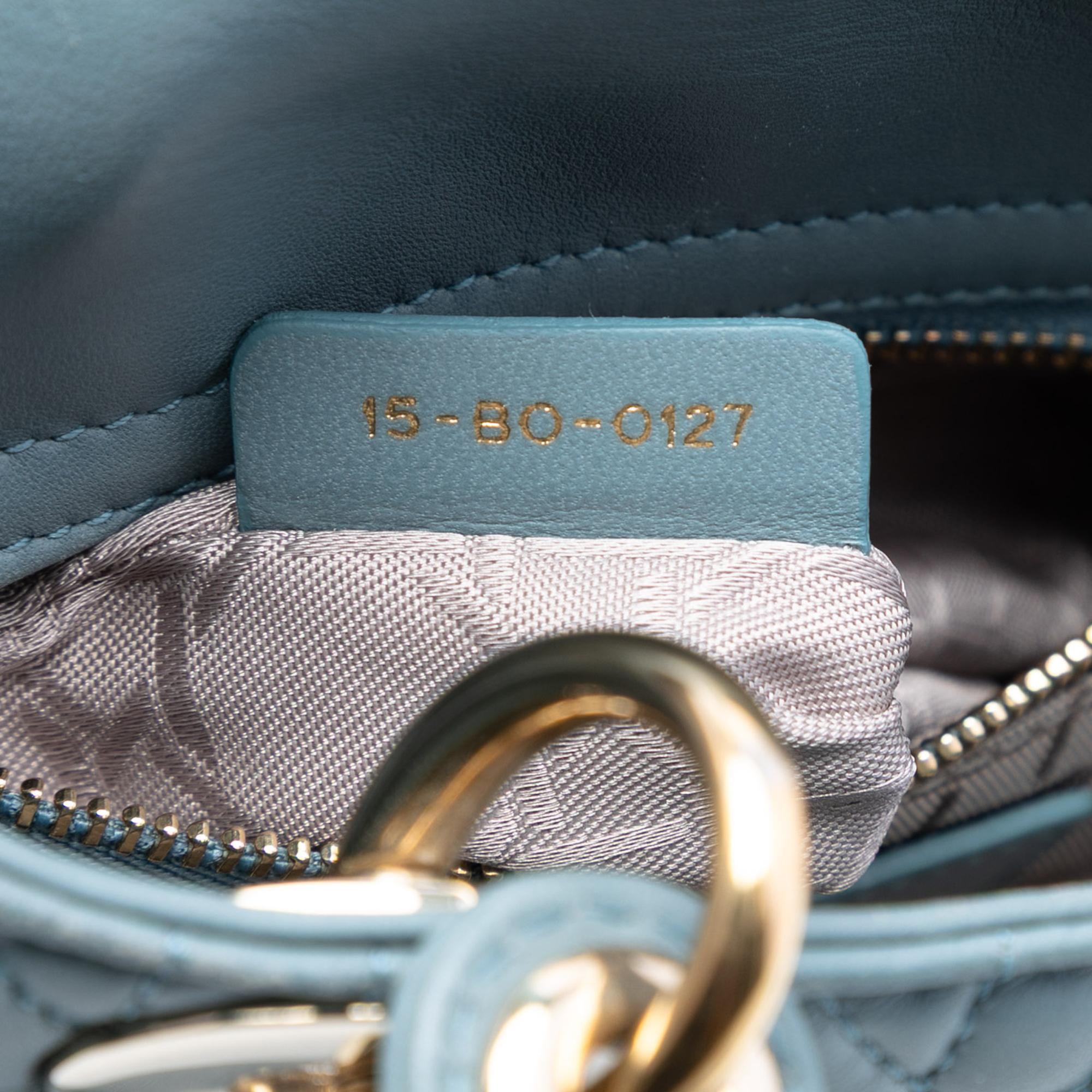 Dior Mini Lambskin Cannage Lady Dior