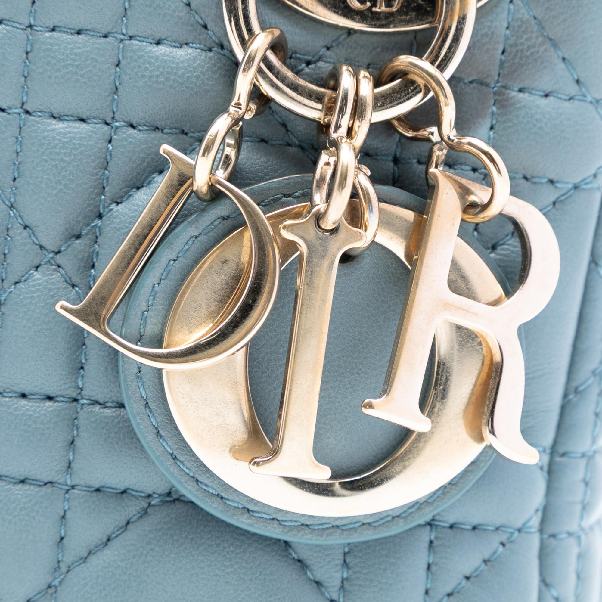 Dior Mini Lambskin Cannage Lady Dior