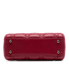 Dior Mini Lambskin Cannage Lady Dior