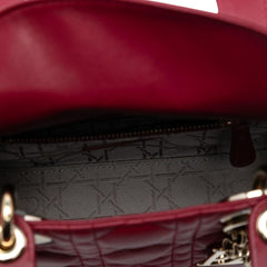 Dior Mini Lambskin Cannage Lady Dior