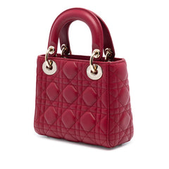 Dior Mini Lambskin Cannage Lady Dior