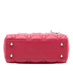 Dior Mini Lambskin Cannage Lady Dior