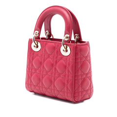 Dior Mini Lambskin Cannage Lady Dior
