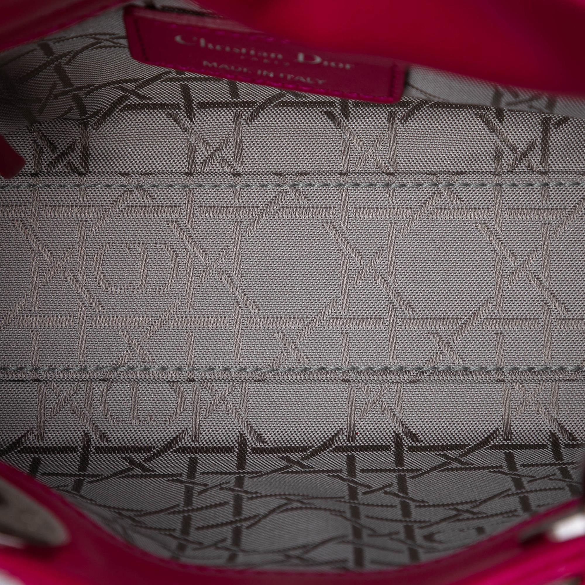 Dior Mini Lambskin Cannage Lady Dior