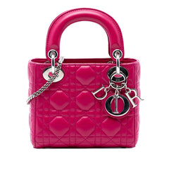 Dior Mini Lambskin Cannage Lady Dior