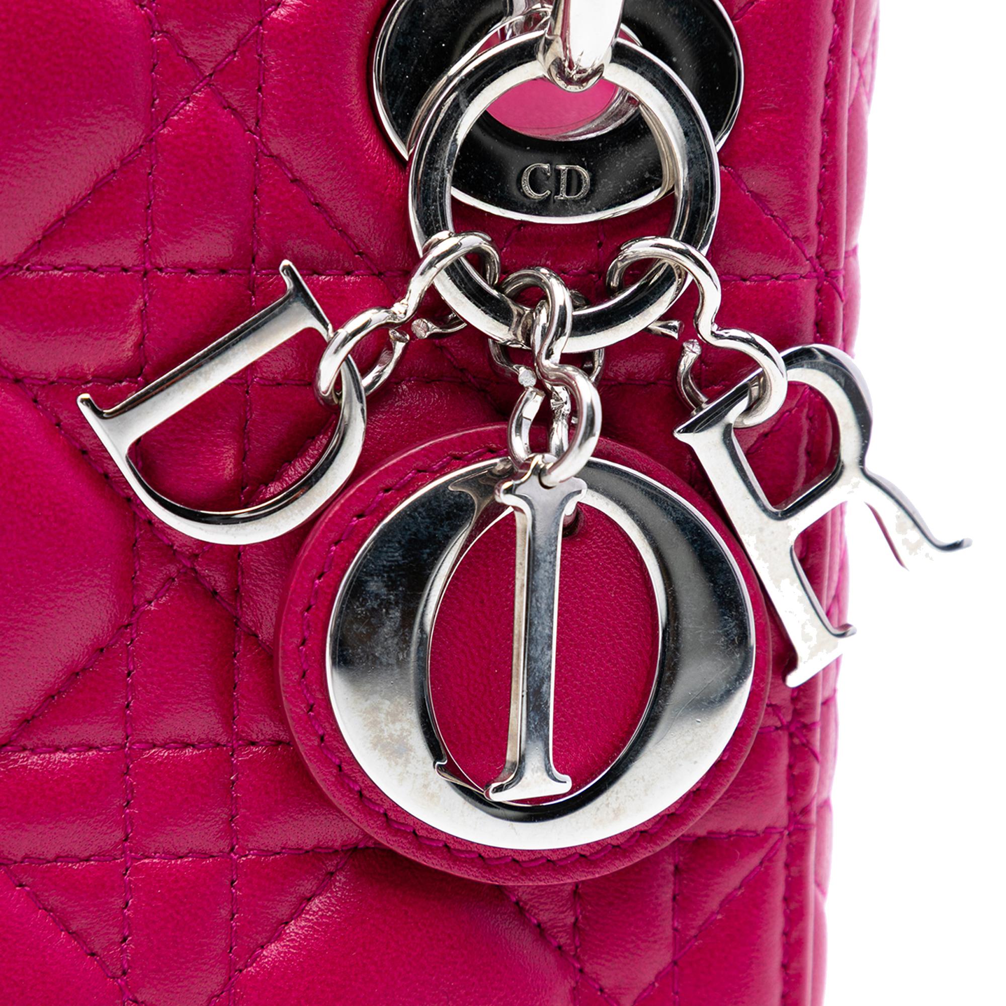 Dior Mini Lambskin Cannage Lady Dior
