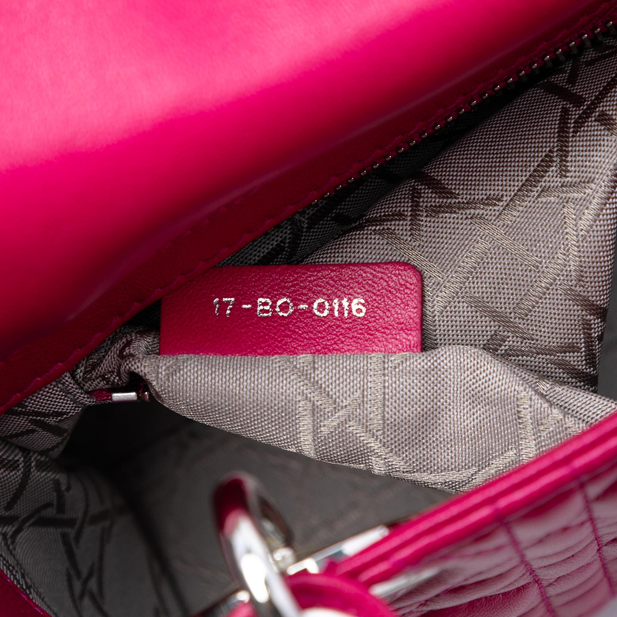 Dior Mini Lambskin Cannage Lady Dior