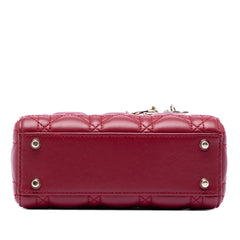 Dior Mini Lambskin Cannage Lady Dior