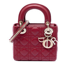 Dior Mini Lambskin Cannage Lady Dior